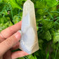 Brazilian Druzy Agate Obelisk (28A)