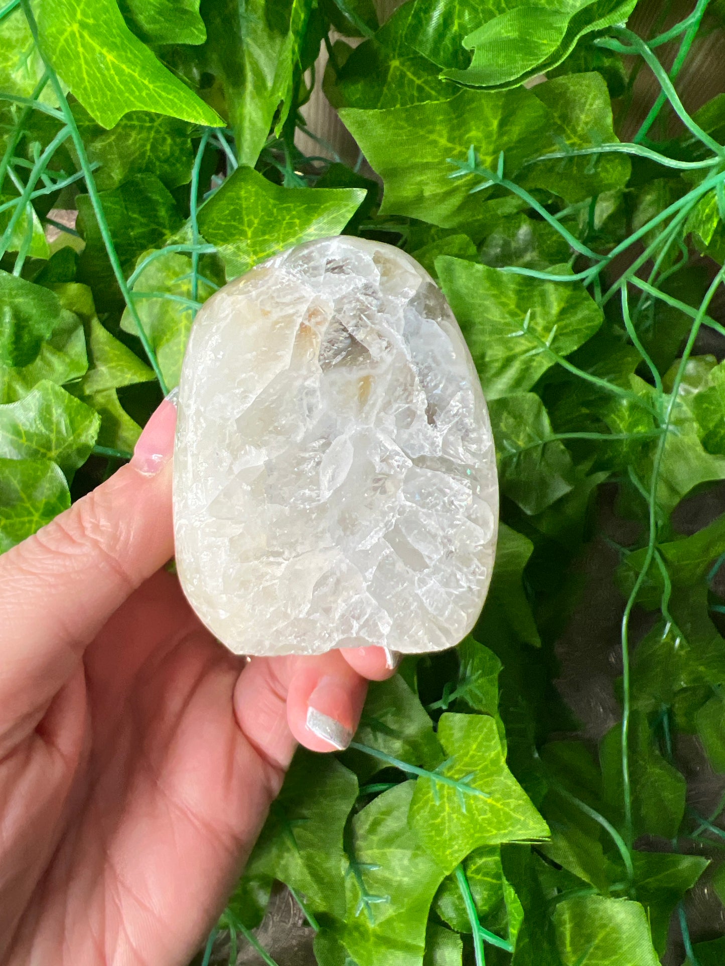 Brazilian Druzy Agate Freeform. (21A)