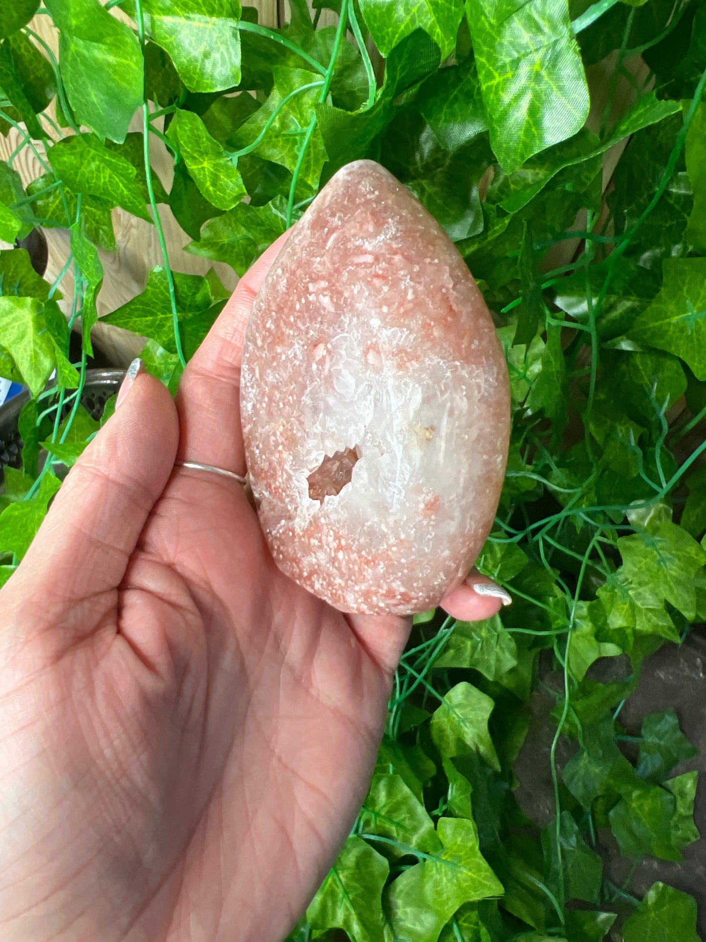 Brazilian Pink Amethyst Flame.  (56A)