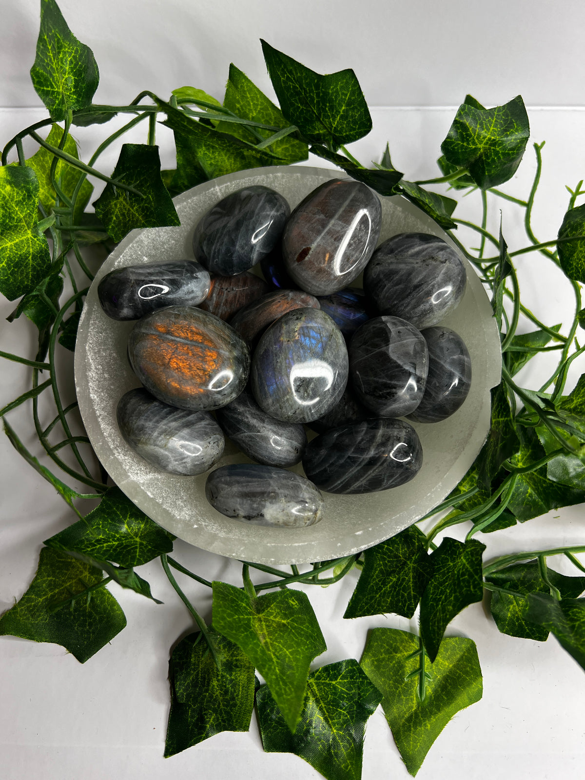 Super Flashy Labradorite Mini Palm Stones