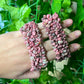 Rhodonite Bangle chip bracelet