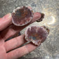 UV reactive Cold mountain thunder egg pair | Mexico. (You choose)