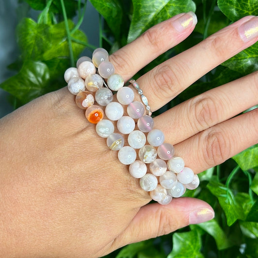 Flower Agate Bracelet 🌸