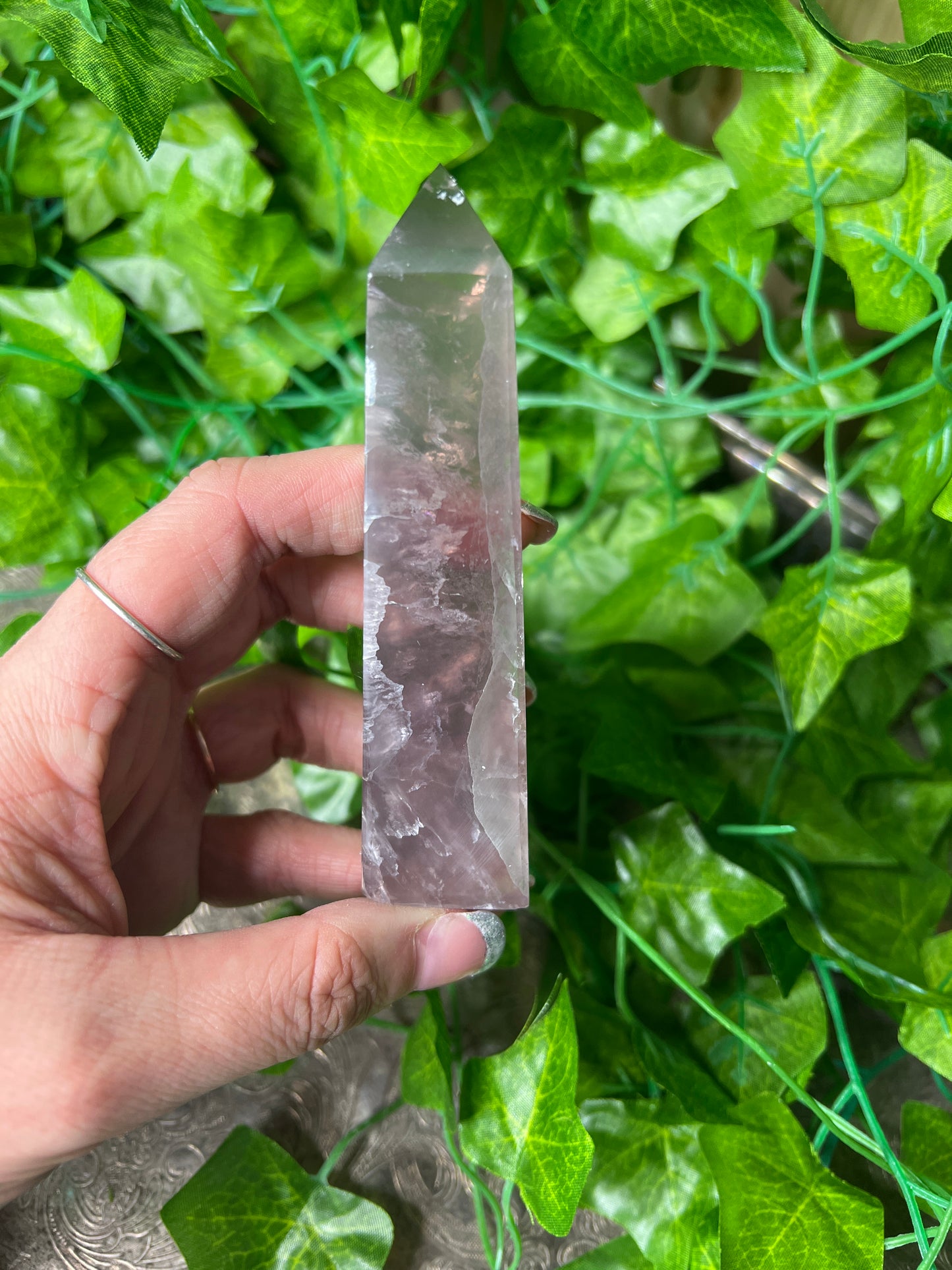 Purple Fluorite with Mica Inclusions (16)