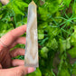 Brazilian Druzy Agate Obelisk (24A)
