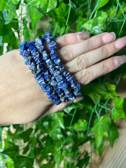 Lapis Lazuli Chip Bracelet