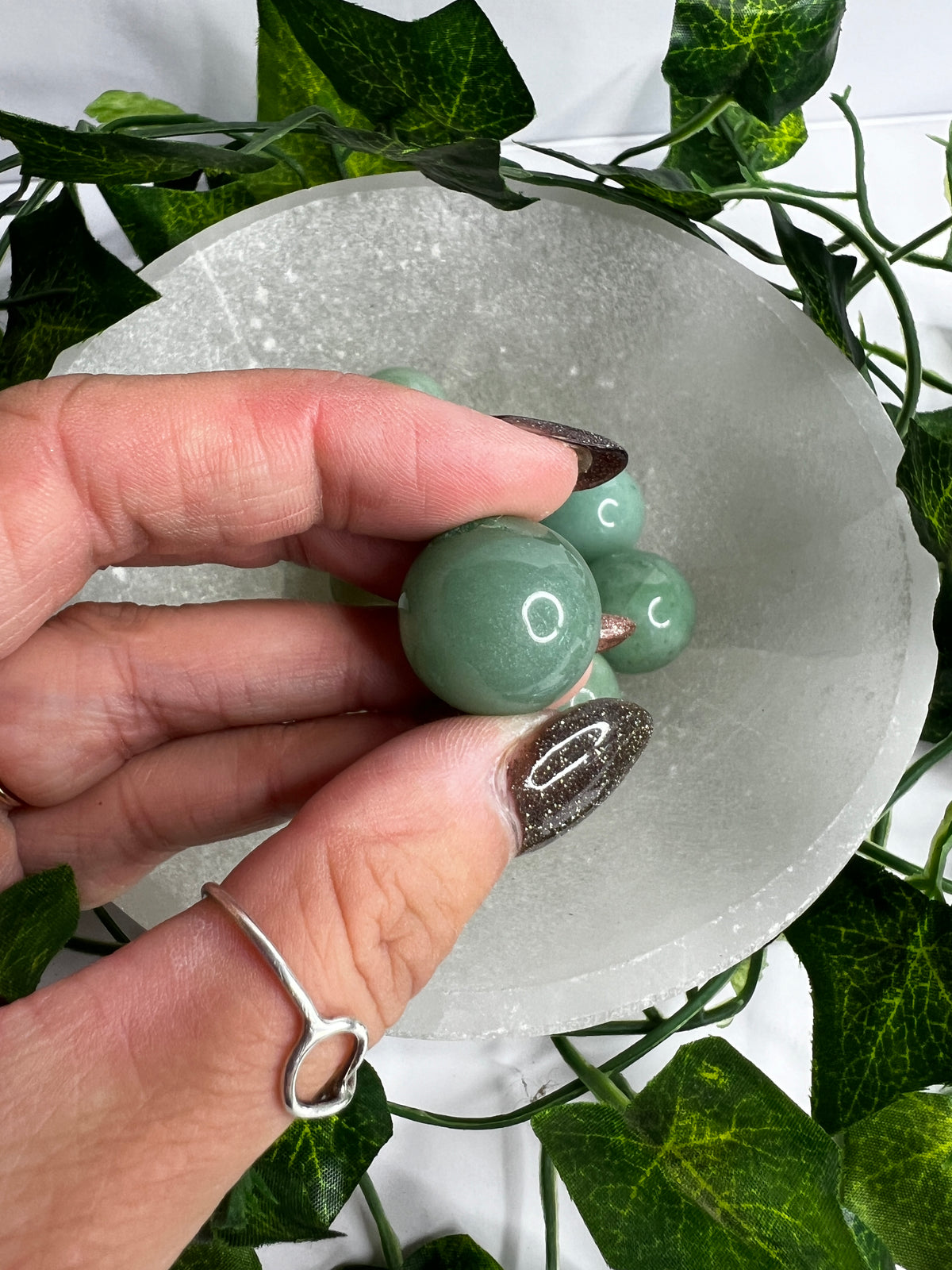 Green Aventurine Mini Sphere | Luck & Abundance Crystal