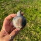Hand carved Grape agate Pumpkin from Indonesia