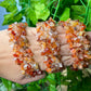 Carnelian Agate Bangle chip bracelet