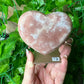 Pink Amethyst Heart (57a)