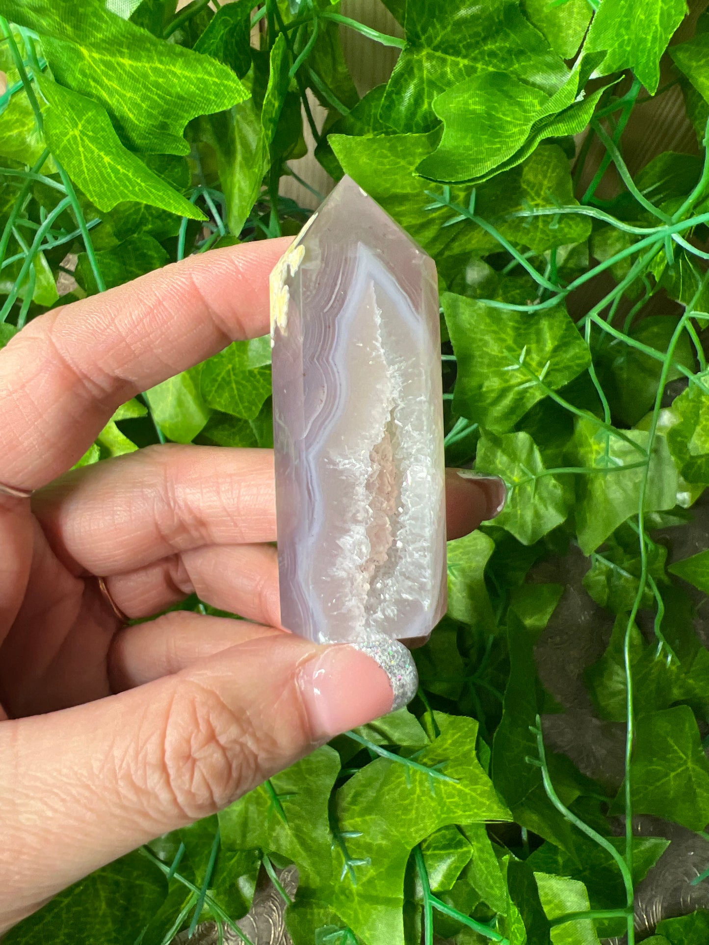 Gel Druzy Agate Mini Tower (12C)
