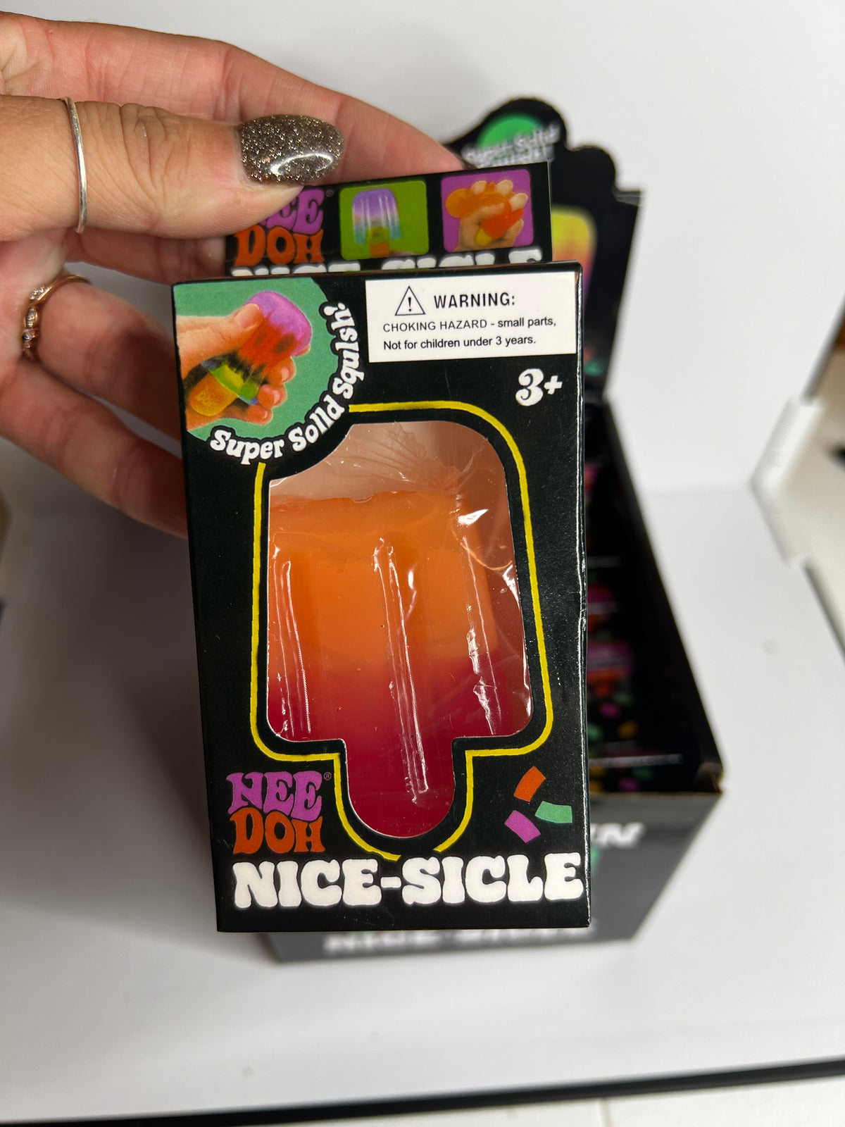 Nice Sicle Ice cream pop squishy (top has hole - Discounted)