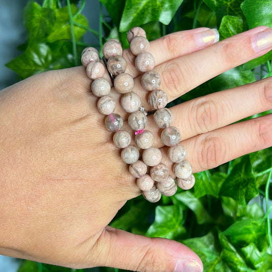 Pink Agate Bracelet