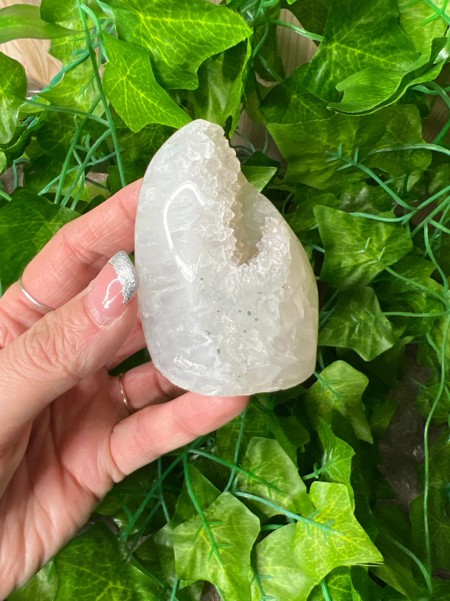 Brazilian Druzy Agate Freeform. (18A)