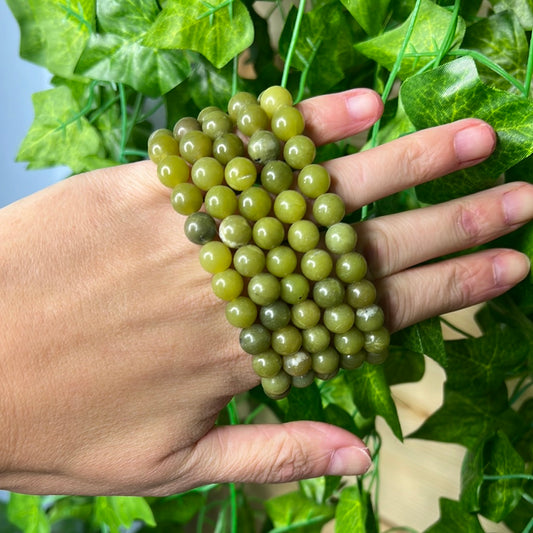 Lemon Jade 8mm bracelet