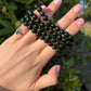 Green goldstone bracelet (manmade)