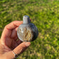 Hand carved Grape agate Pumpkin from Indonesia