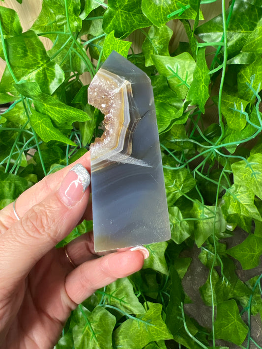 Druzy Agate Mini Tower (16)