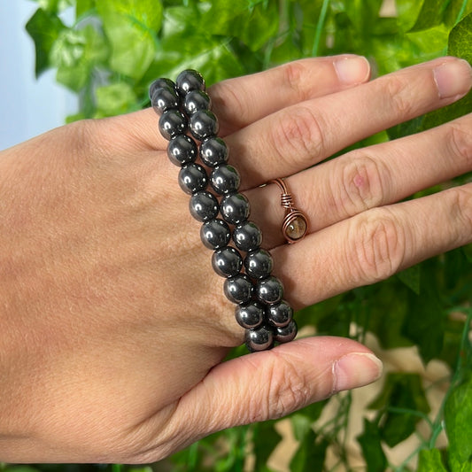 Hematite 8mm bracelet