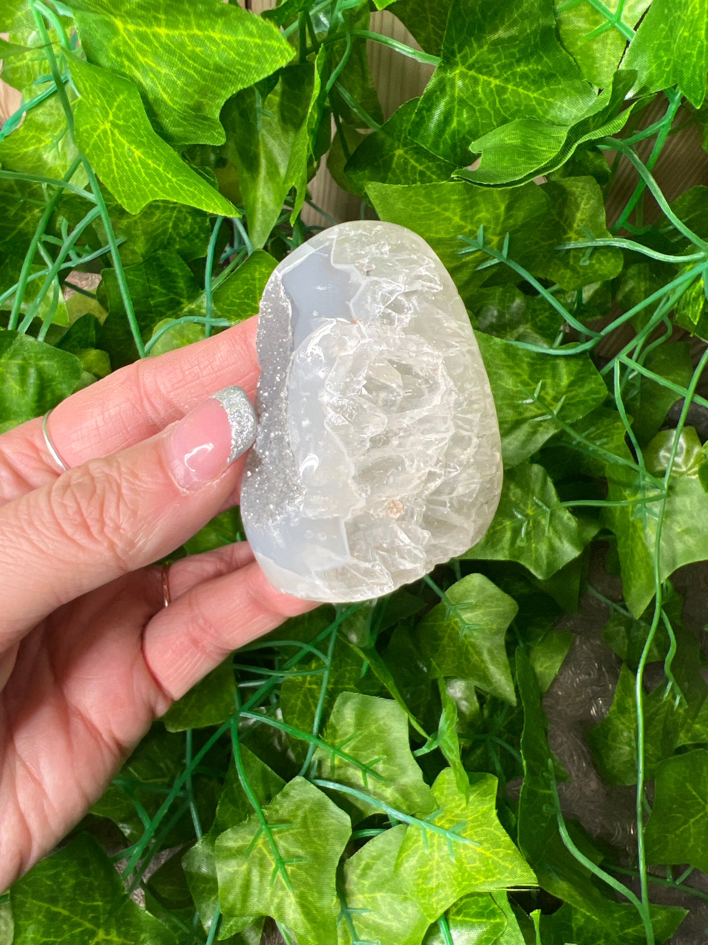 Brazilian Druzy Agate Freeform. (13A)