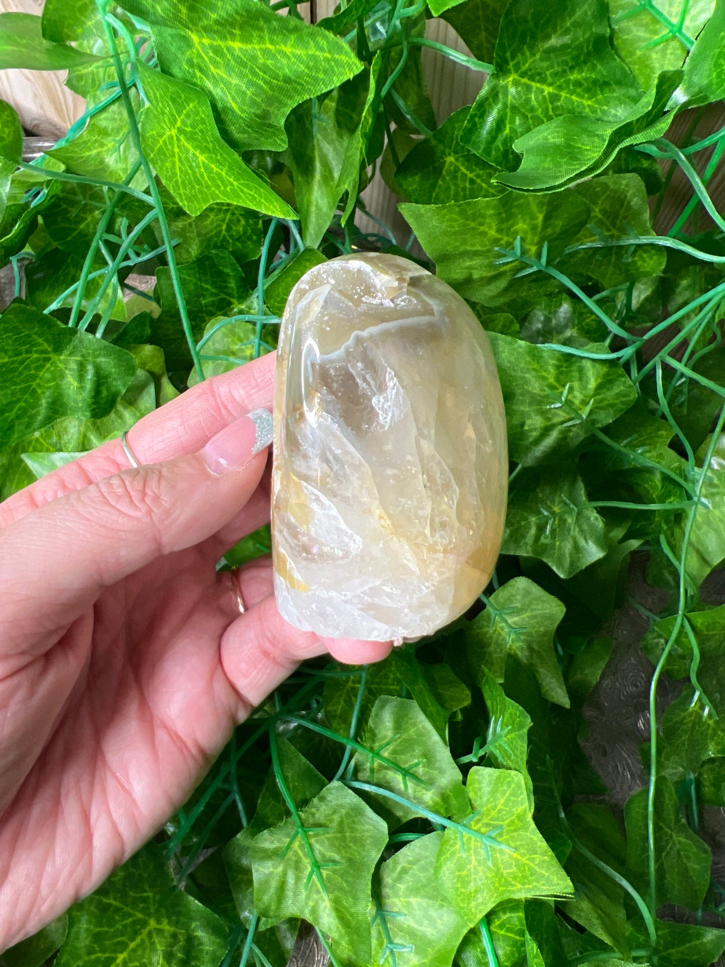 Brazilian Druzy Agate Freeform. (21A)