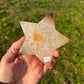 Banded Druzy Agate Star | Natural Agate Crystal Carving Option B