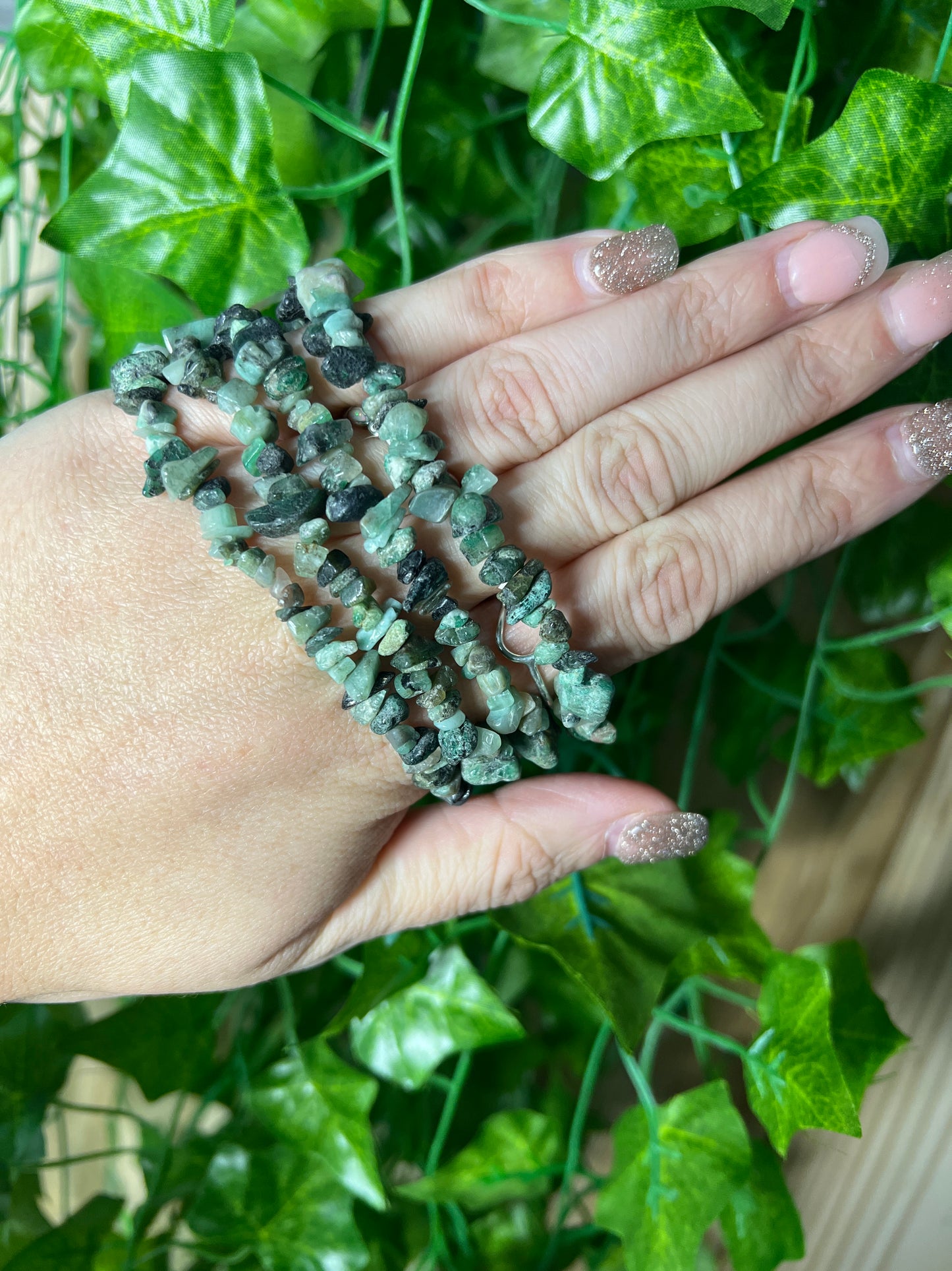 African Turquoise Chip Bracelet