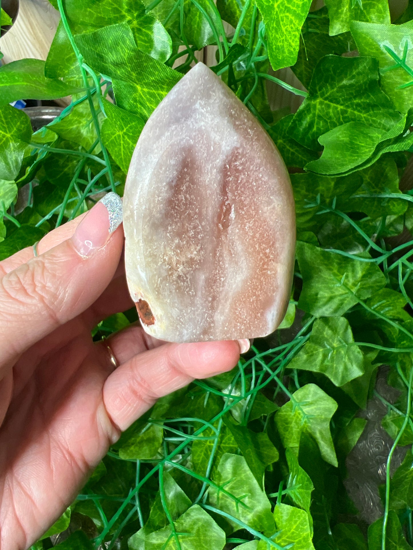 Brazilian Pink Amethyst Flame.  (23B)