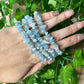 Aquamarine Chip Bracelet