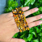 Dyed orange Agate Bracelet
