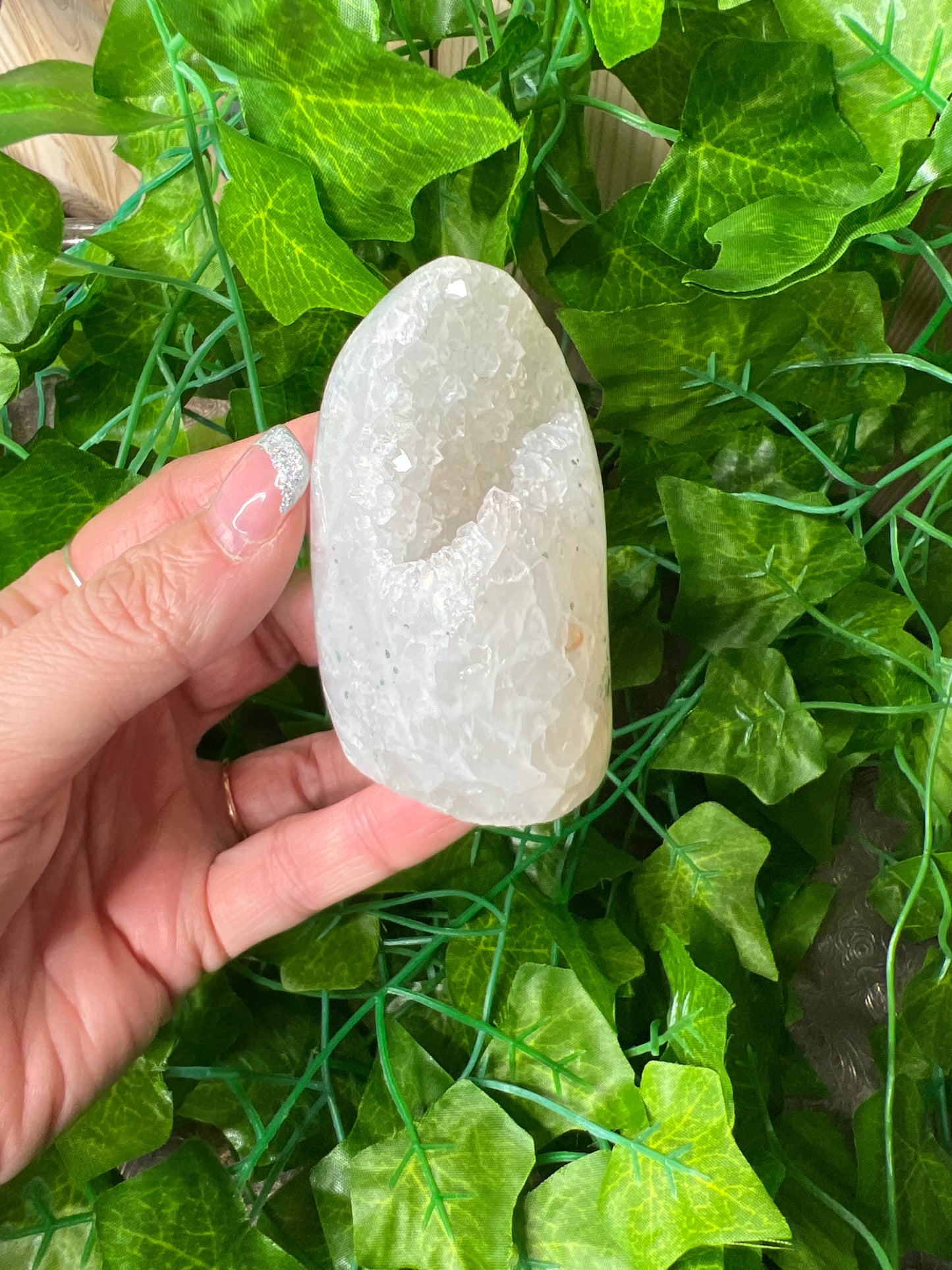 Brazilian Druzy Agate Freeform. (18A)