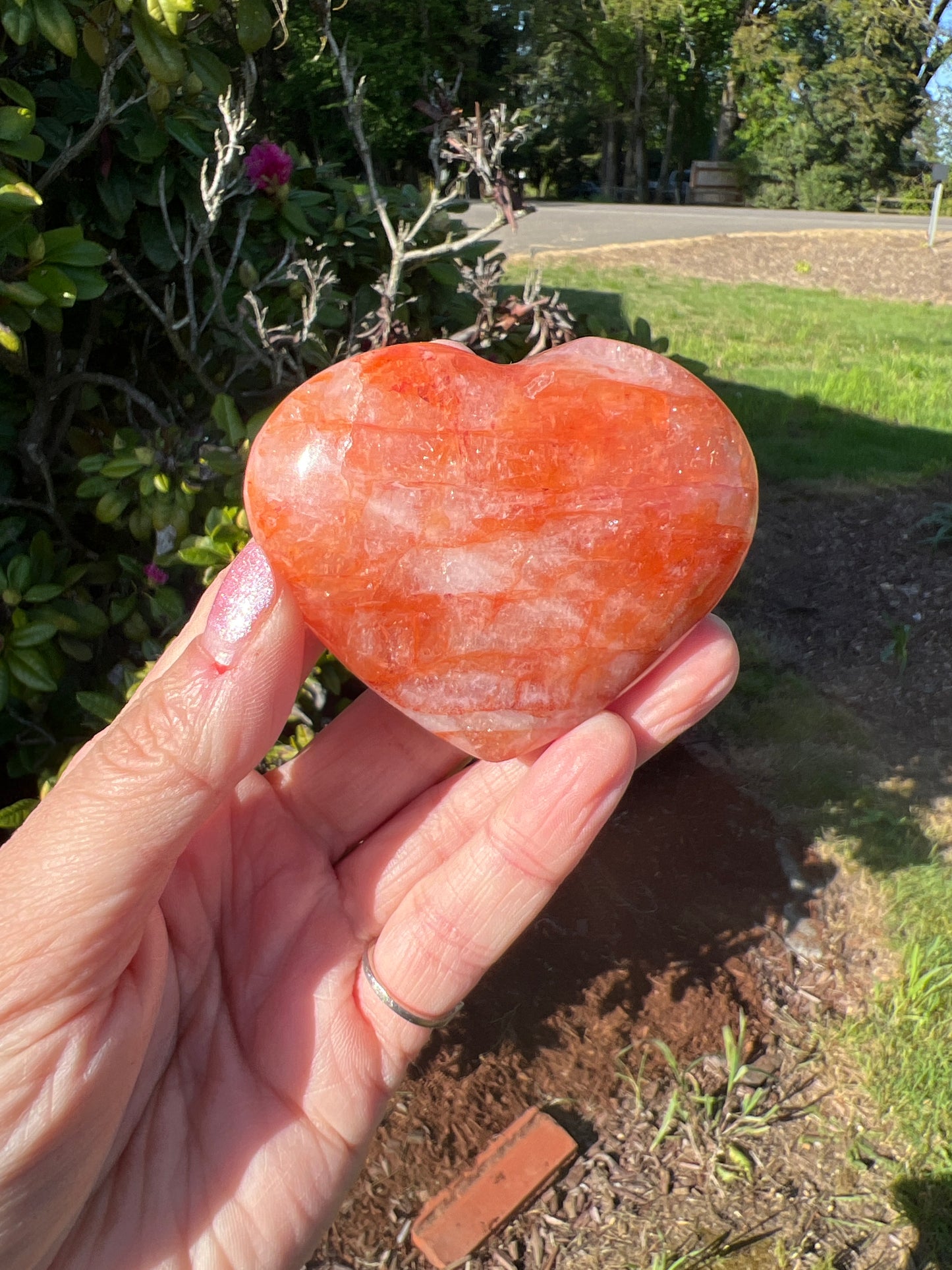 Fire quartz Heart (you choose)