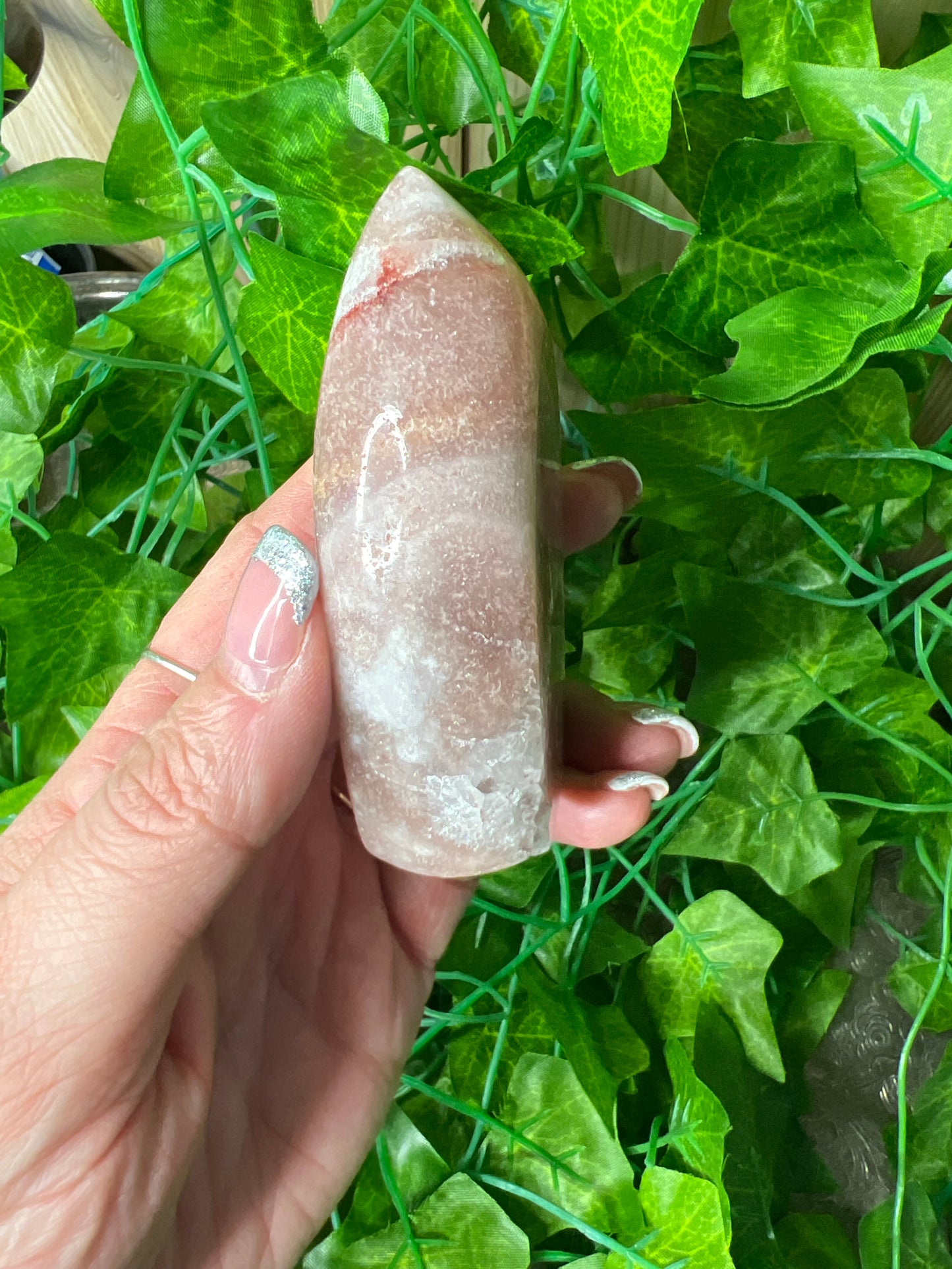 Brazilian Pink Amethyst Flame.  (36A)