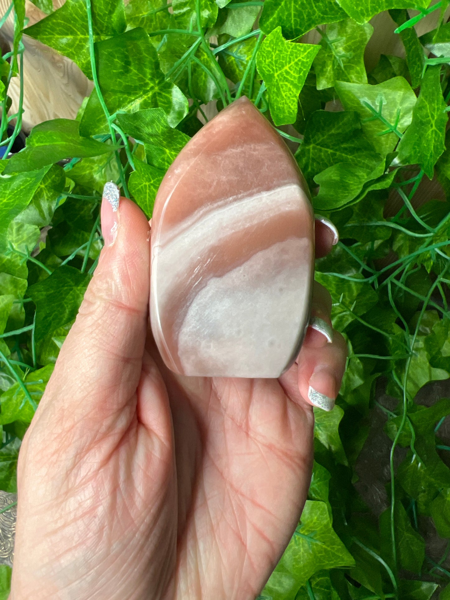 Brazilian Pink Amethyst Flame.  (24A)