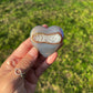 Aura coated Agate heart
