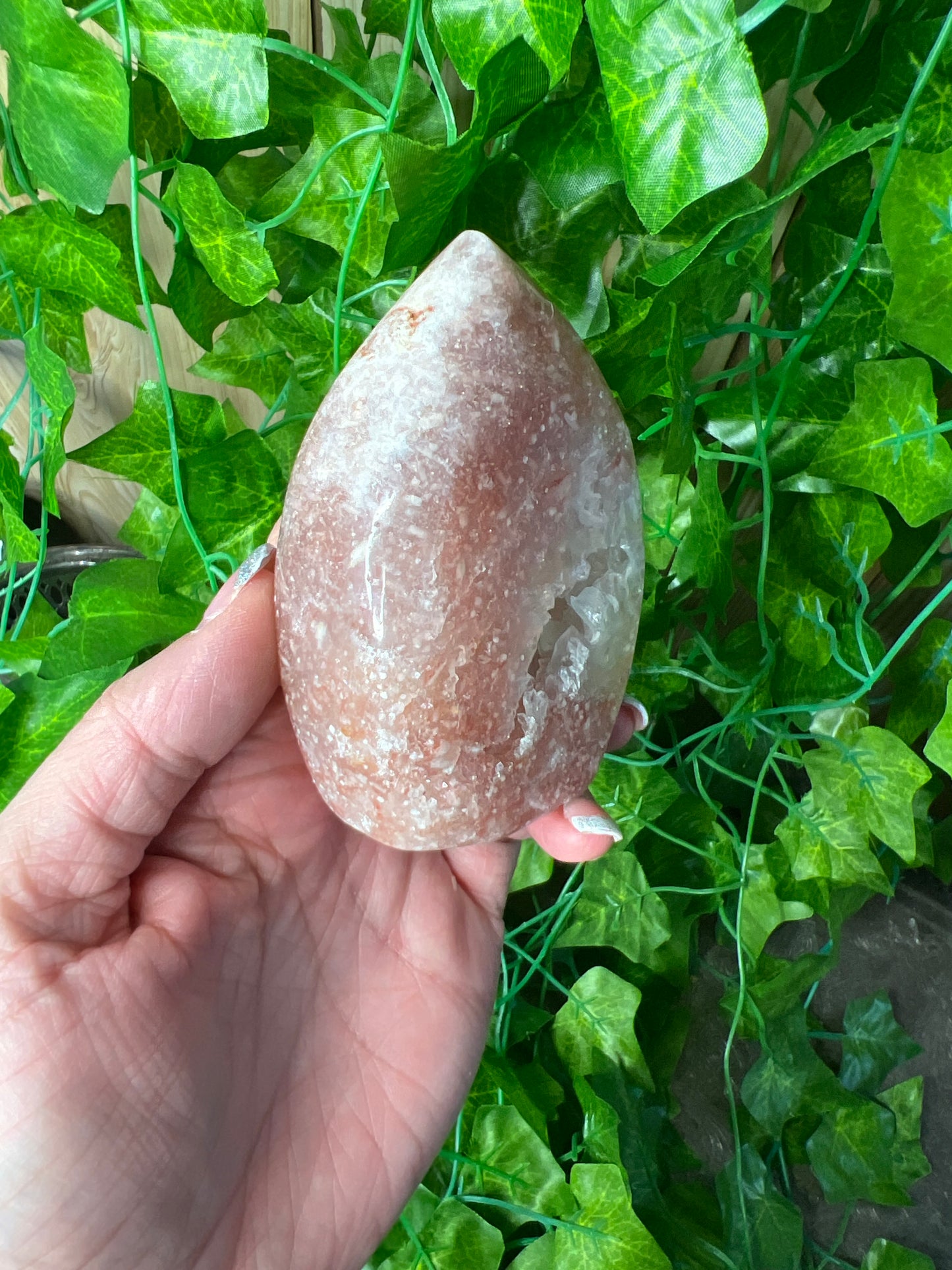 Brazilian Pink Amethyst Flame.  (56A)
