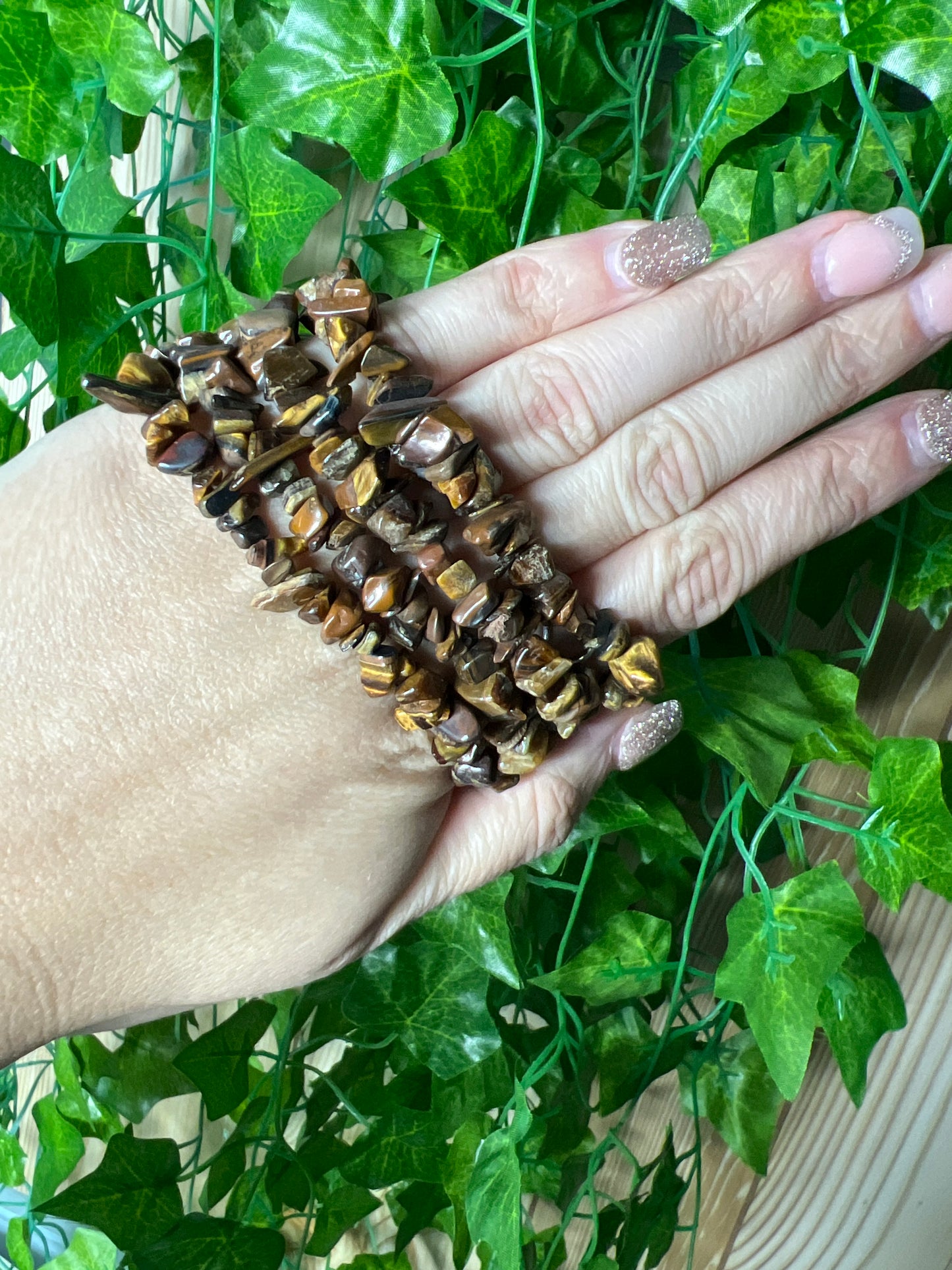 Tigers Eye Chip bracelet