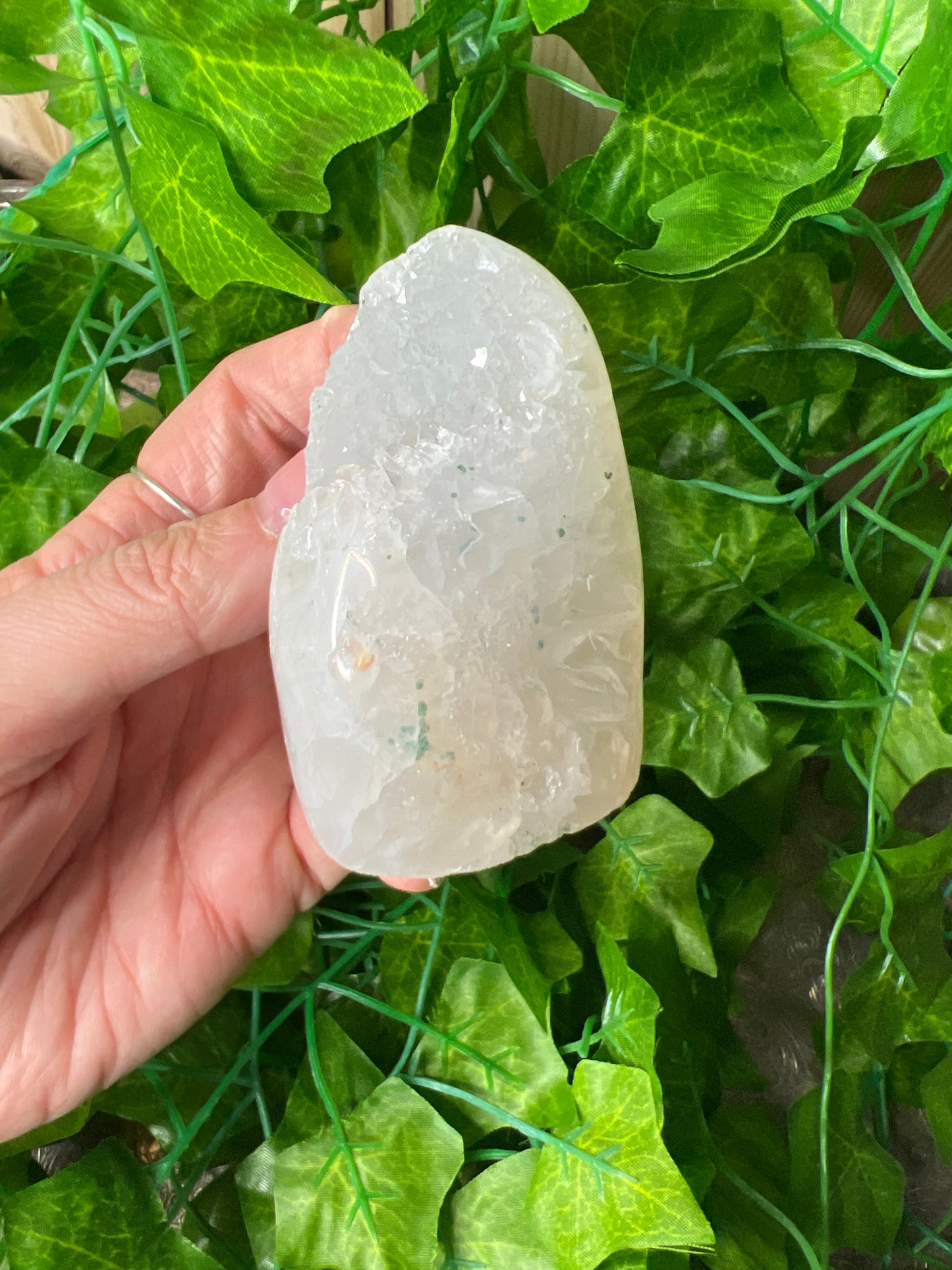 Brazilian Druzy Agate Freeform. (18A)