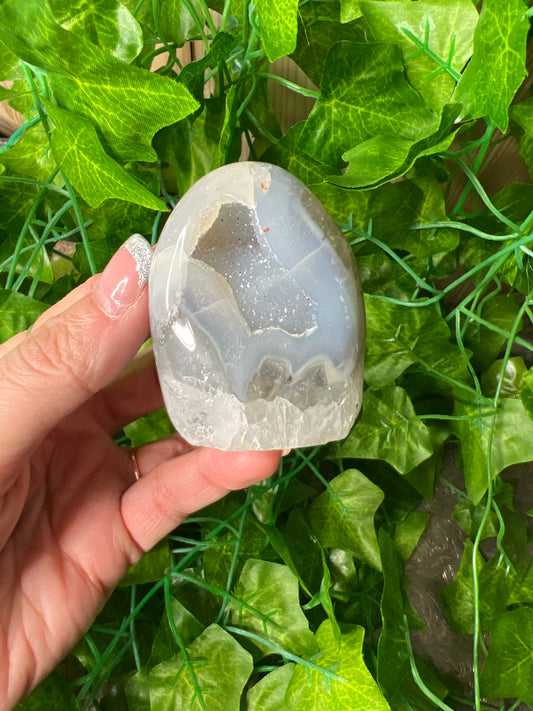 Brazilian Druzy Agate Freeform. (15A)