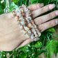 Mixed Moonstone Chip Bracelet