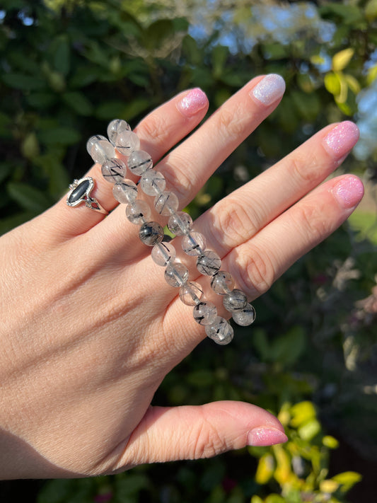 HQ Tourmaline in quartz Bracelet