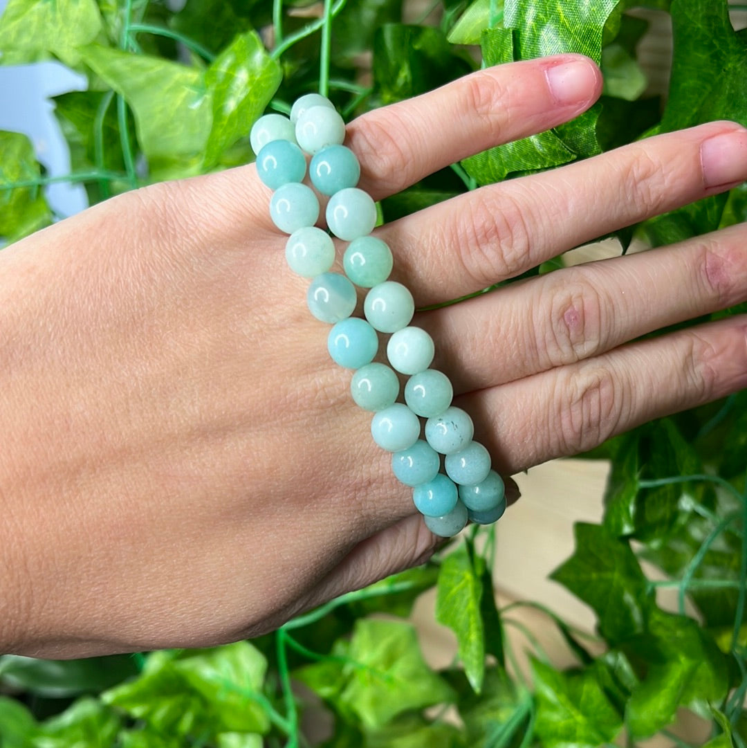 Carribean Calcite 8mm bracelet.