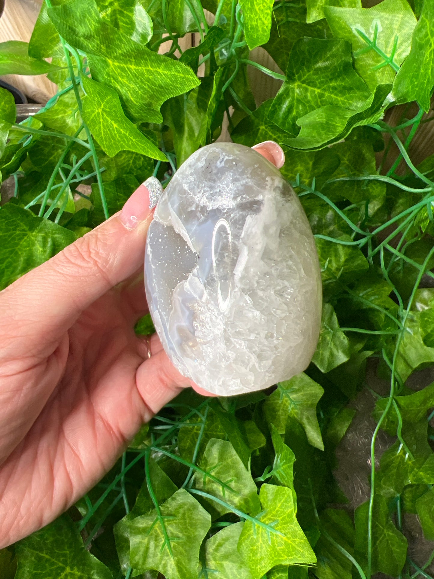 Brazilian Druzy Agate Freeform. (22A)