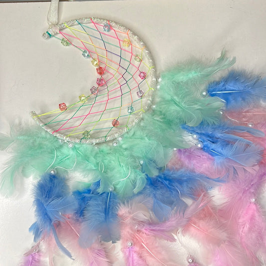 Pastel Moon Dream Catcher - Large