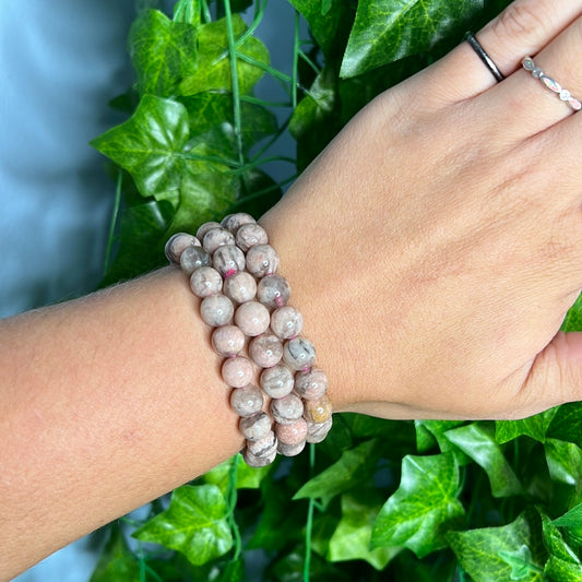 Pink Agate Bracelet