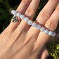 Banded Blue lace Agate bracelet