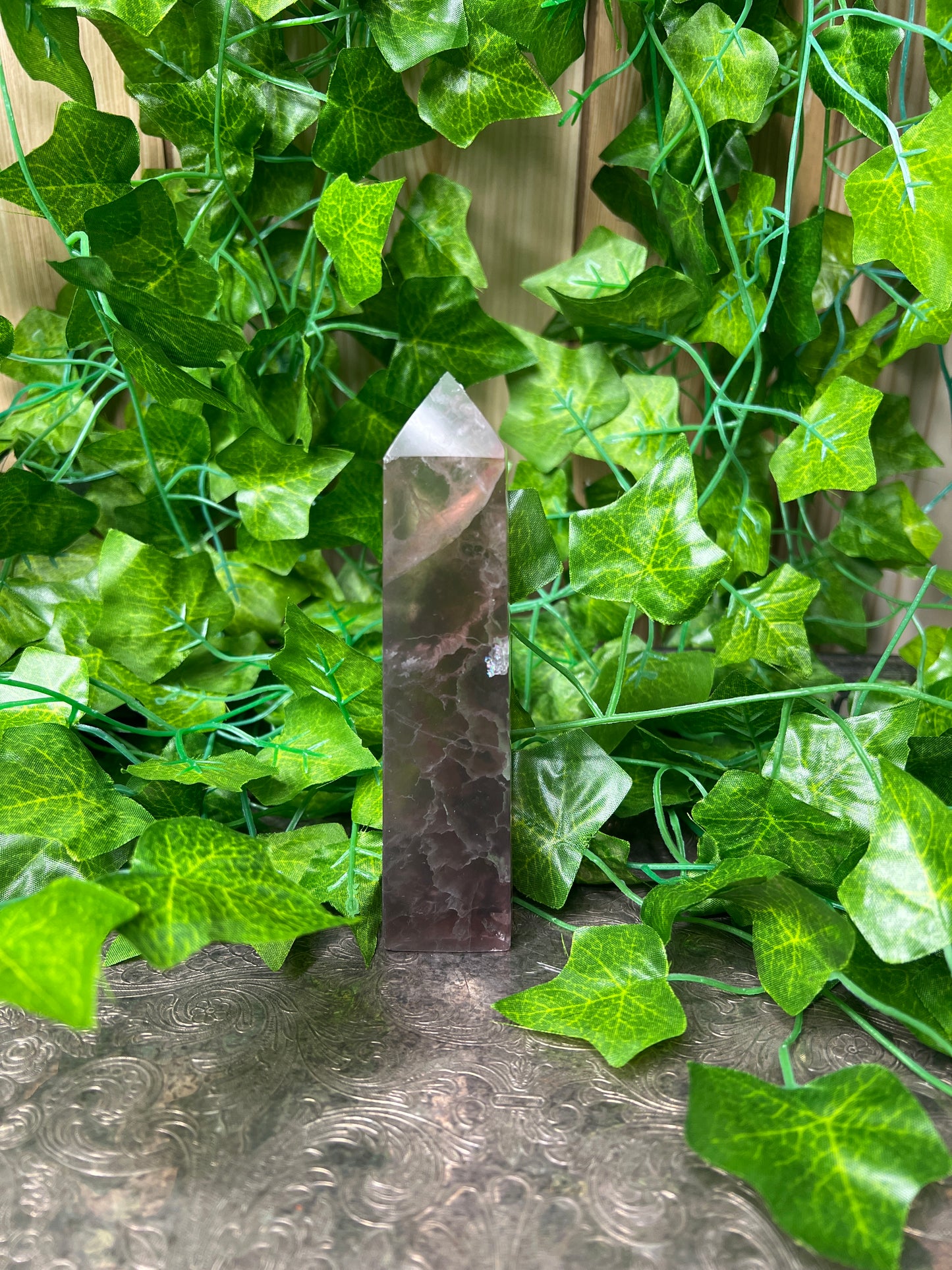 Purple Fluorite with Mica Inclusions (20)