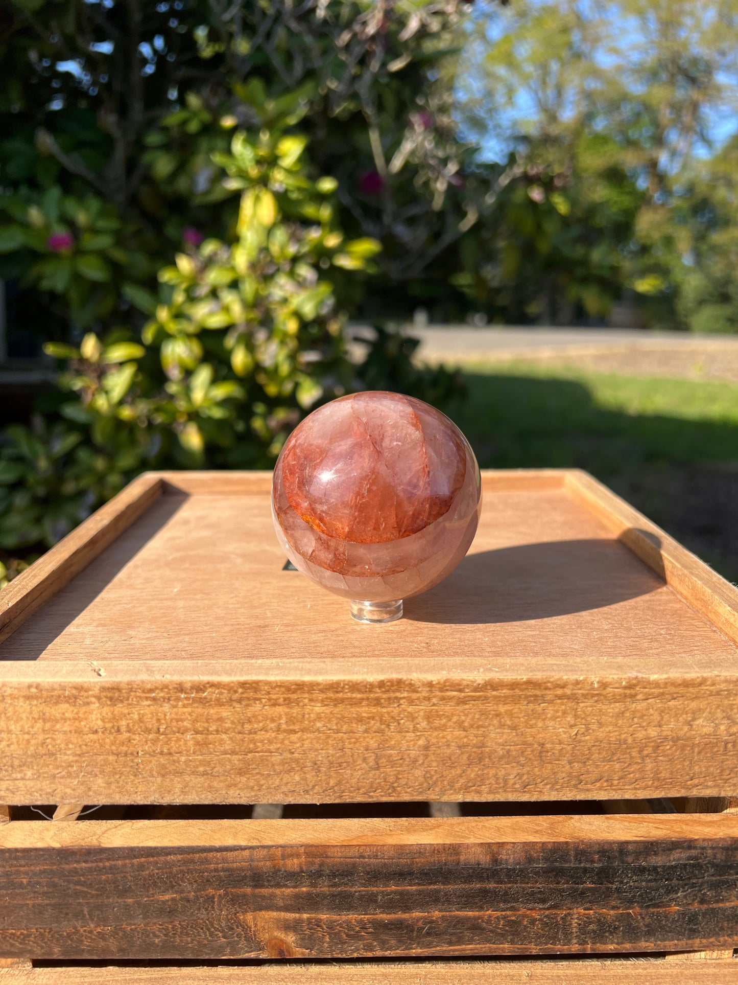 Fire quartz Sphere