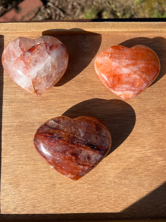 Fire quartz Heart (you choose)