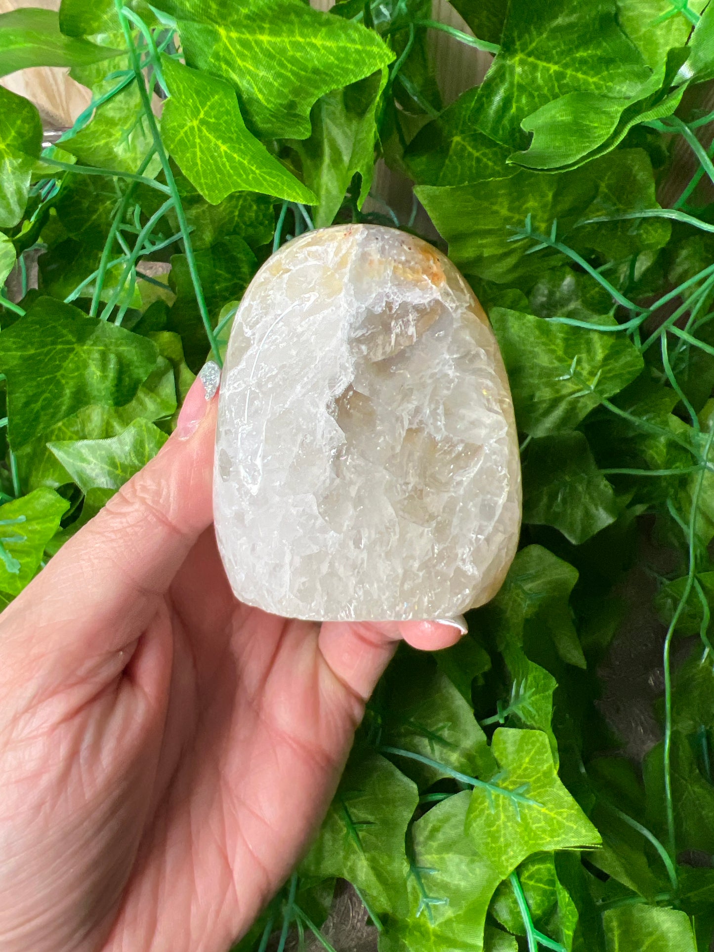 Brazilian Druzy Agate Freeform. (25A)